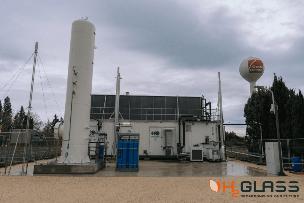 H2GLASS Project Deploys 2.5 MWe Mobile Electrolyser for Industrial Hydrogen Testing