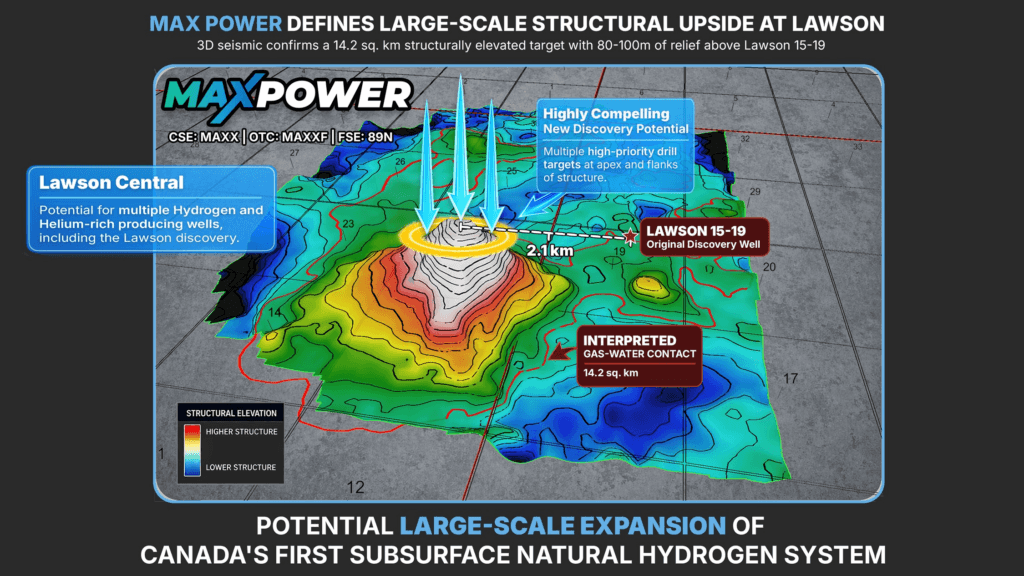 MAX Power Retains GLJ Ltd. for Commercial Evaluation of Lawson Natural Hydrogen Project