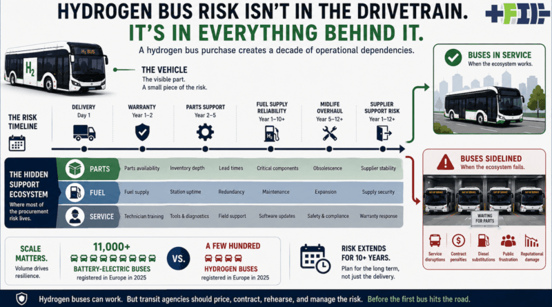 Vienna's Hydrogen Bus Supply Crisis Highlights Risks for Transit Agencies