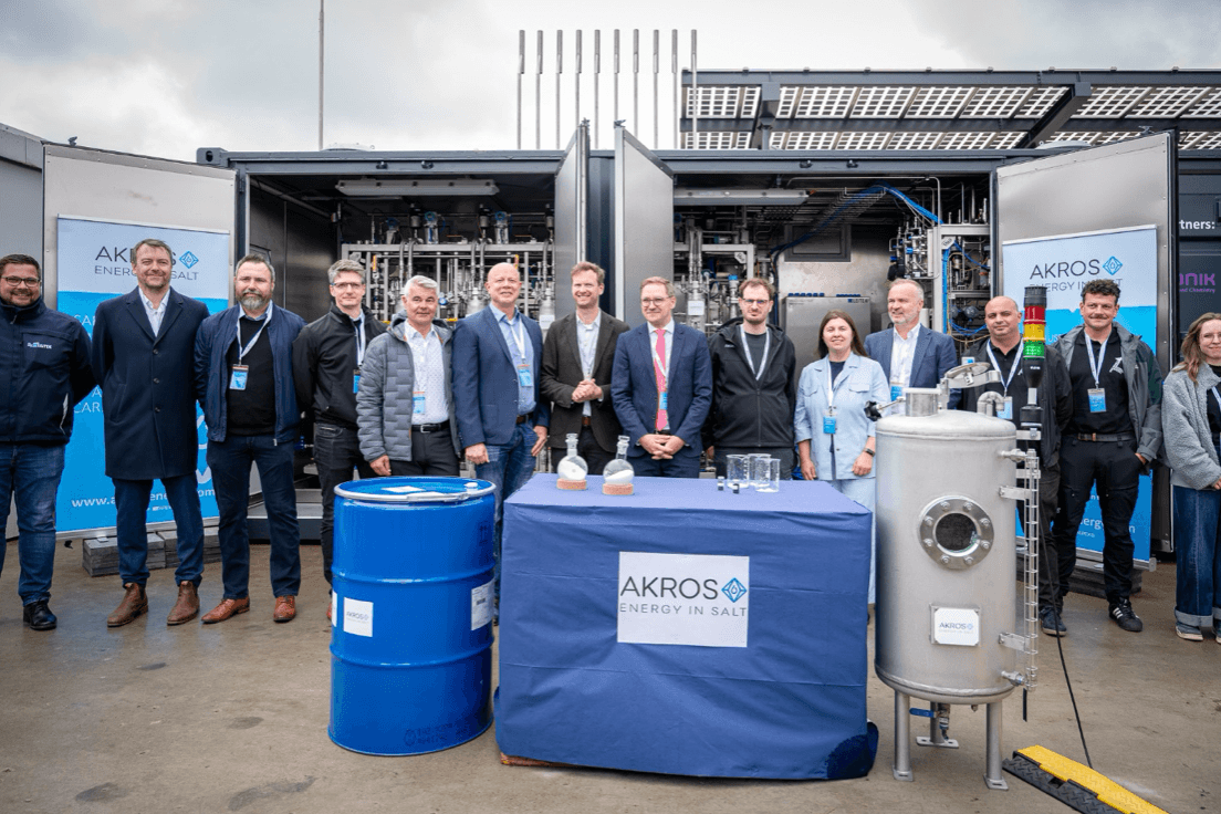 AKROS Energy Inaugurates Industrial-Scale Pilot for Salt-Based Hydrogen Storage