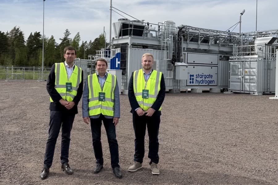 Fortum Opens Kalla Hydrogen Test Center in Finland with Stargate Alkaline Electrolyzer
