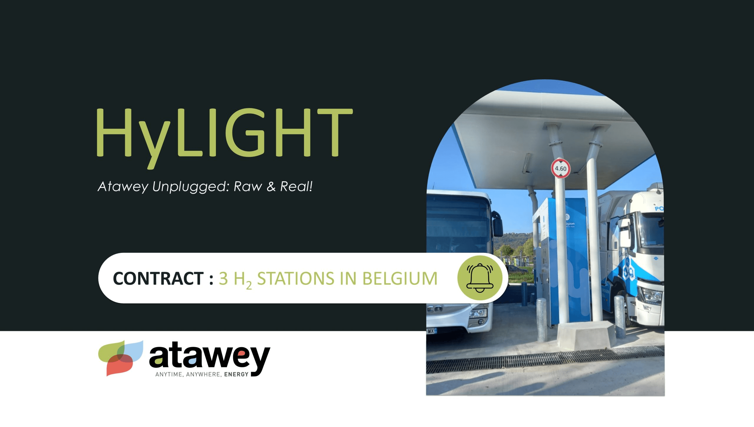 Atawey Secures Contract for Three Hydrogen Refueling Stations in Belgium